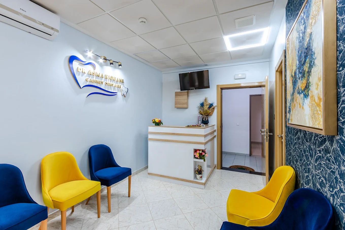 Réception cabinet Dr Kiouane